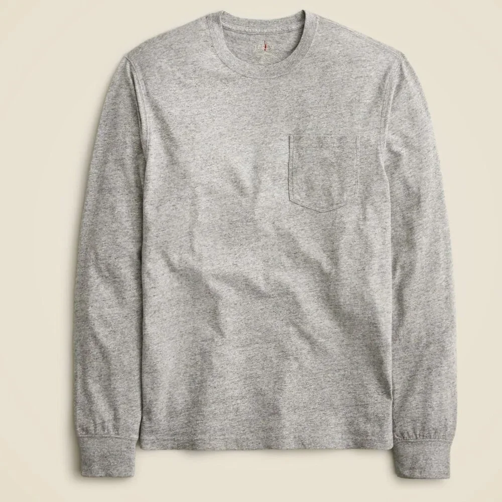 J. Crew Vintage-Wash Tee‎ Mens M Blue Classic Timeless Basic Everyday Casual NWD